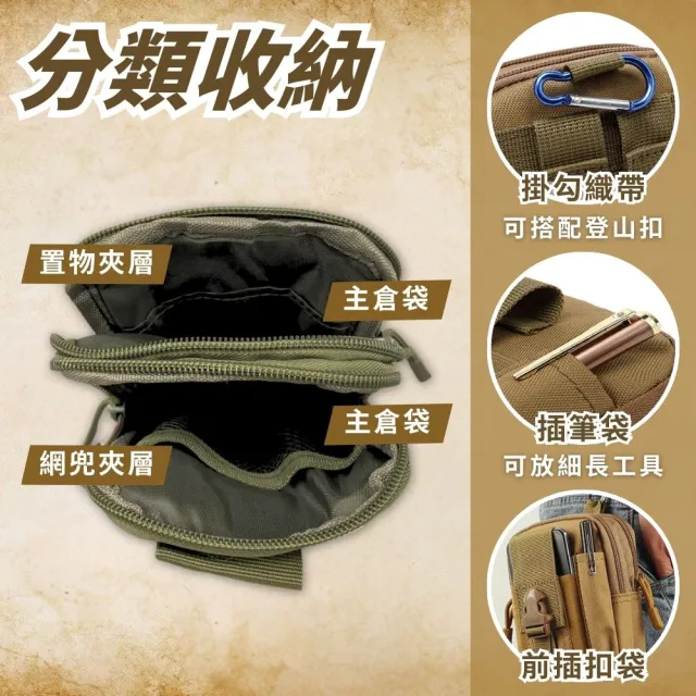 【享屋】戰術腰包(工具腰包 工作腰包 掛包 登山包 掛包 手機腰包 多功能腰包 小腰包 手機 