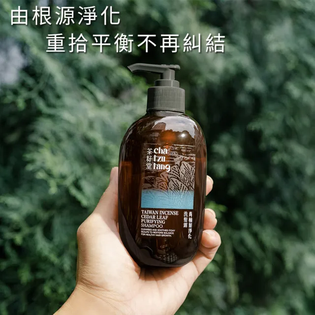 【茶籽堂】三大植萃香氣洗髮露500mL｜三款調理任選(肖楠葉/馬栗樹/水芙蓉/控油保濕)
