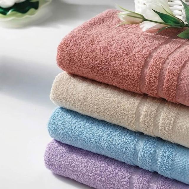 【OKPOLO】台灣製 莫蘭迪色柔雲觸感雙織紋純棉吸水毛巾12入 33x76cm(100%純棉/不掉毛/親膚)