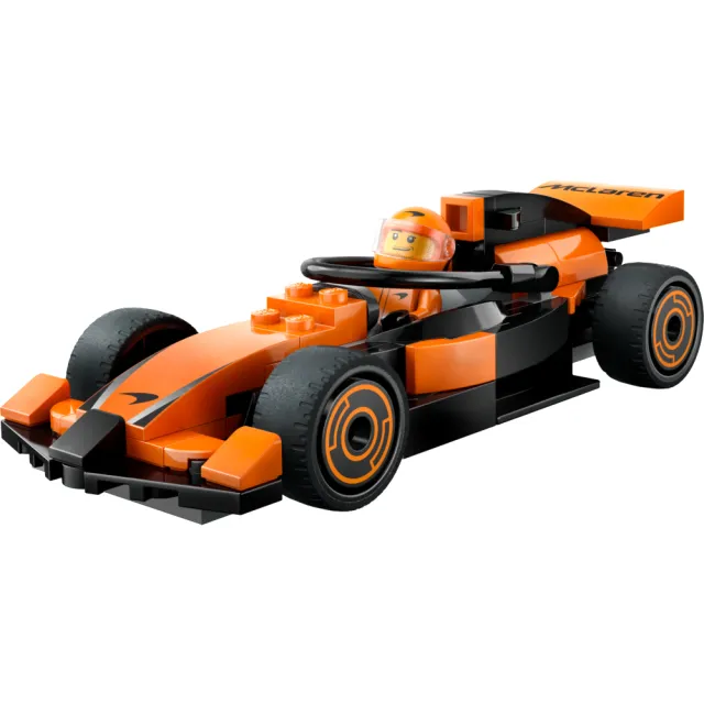 【LEGO 樂高】城市系列 60442 F1賽車手和 McLaren 賽車(Formula1 麥拉倫 賽車玩具 兒童玩具 禮物)