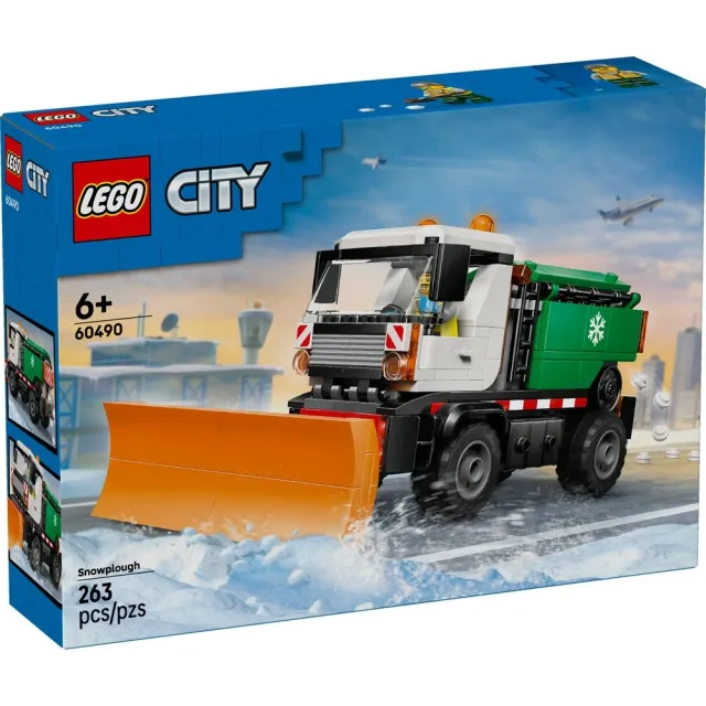 【LEGO 樂高】城市系列 60490 除雪車(玩具車 創意力遊戲 積木 兒童玩具)