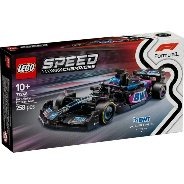 【LEGO 樂高】極速賽車系列 77248 BWT Alpine F1 Team A524 賽車(一級方程式 阿爾卑F1車隊 跑車模型)