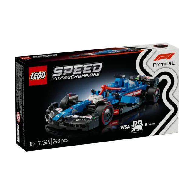 【LEGO 樂高】極速賽車系列 77246 Visa Cash App RB VCARB 01 F1賽車(一級方程式 VCARB車隊 跑車模型)