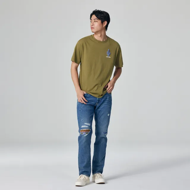 【Lee】出清品-男裝 短袖T恤 / 左胸仙人掌 共2色 舒適版型 / 101+ 系列(LB302073034 / LB302073035)