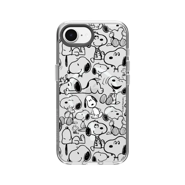 【RHINOSHIELD 犀牛盾】iPhone 14/15/16/17系列 Clear 透明防摔磁吸手機殼/找我嗎？(Snoopy 史努比)
