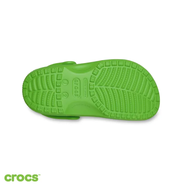 【Crocs】童鞋 經典大童克駱格 卡駱馳綠色(206991-30T)