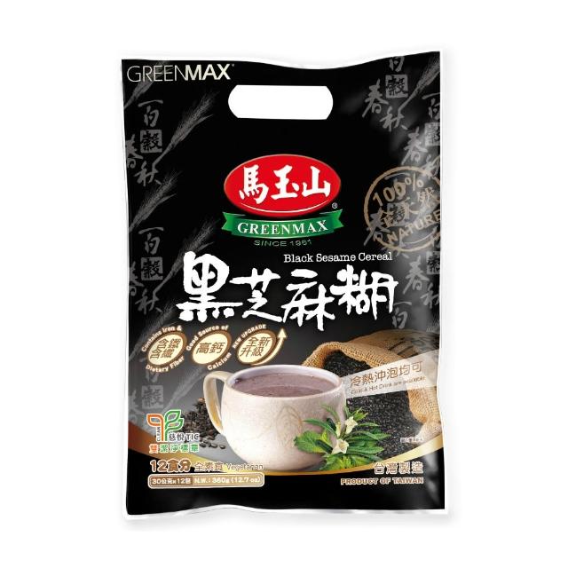 【馬玉山】黑芝麻糊(30gx12入/袋)