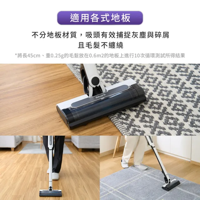 【Shark】限量S級福利品CS150 EVOPOWER Std+自動集塵無線吸塵器(輕量 抗纏結 HEPA濾網 寵物毛 車用 手持)