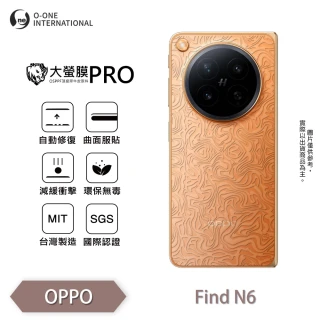 【o-one】OPPO Find N6 大螢膜II 背板保護貼-水舞(OSPPF犀牛皮・自動修復微刮痕・MIT台灣製)