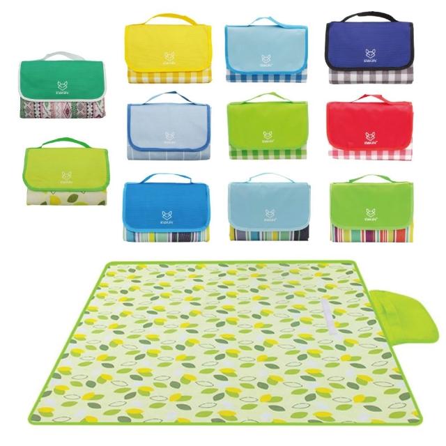 KidsLife防水防潮野餐墊-多款可選(附收納袋 大野餐墊 沙灘墊 烤肉 露營 海邊)