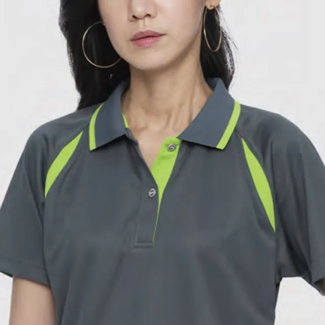 【Sunrise】輕膚吸濕排汗POLO衫(灰)-女款(99183-1)