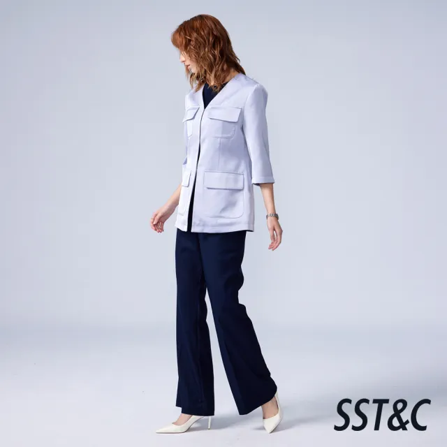 【SST&C】女裝_天藍軍裝口袋外套82126311012(換季55折)