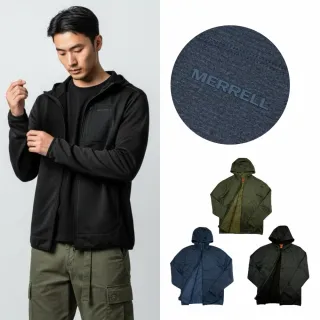 【MERRELL】立體細格 Merrell 薄外套 連帽外套 輕量 彈性 透氣 運動外套 長袖 外套 @1832