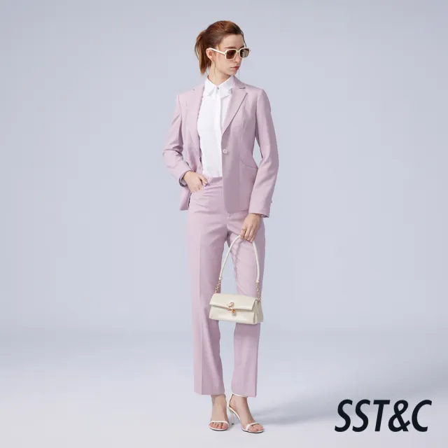 【SST&C】女裝_霧紫小直筒西裝褲(可機洗)82126302014(換季65折)