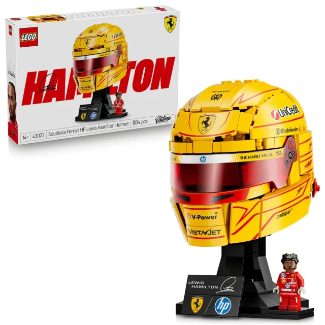【LEGO 樂高】極速賽車系列 77242 法拉利SF-24 F1賽車 & Editions 43022 Hamilton 頭盔