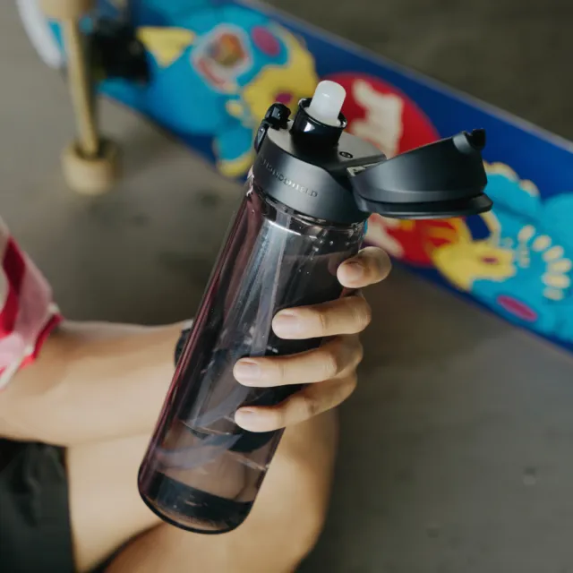 【RHINOSHIELD 犀牛盾】AquaStand磁吸水壺Tritan輕量瓶800ml(附吸管)MagSafe兼容支架運動水壺(Snoopy)