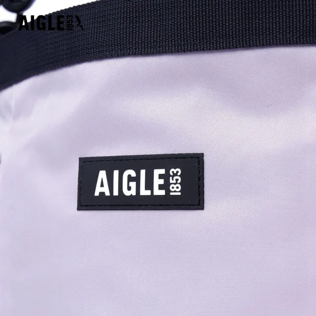 【AIGLE】3L 防潑小側背束口包｜AG-5P513A117 灰綠(防水包 斜背包 防潑水斜背包 水桶包)