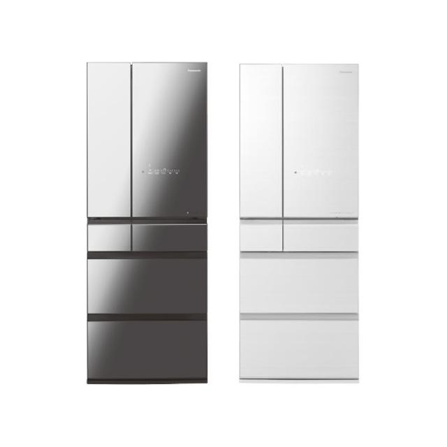 【Panasonic 國際牌】550公升 一級能效智慧節能無邊框玻璃鏡面變頻六門電冰箱(NR-F551WX)