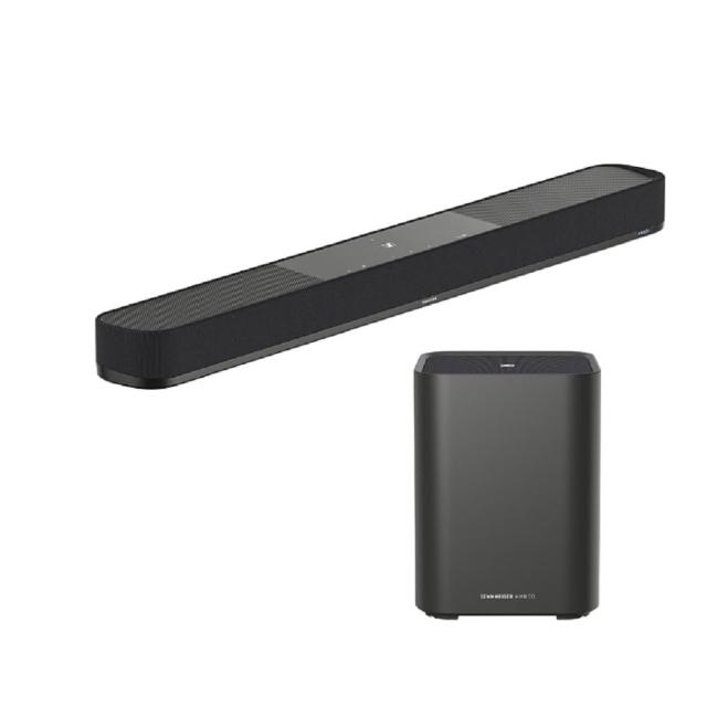 【SENNHEISER 森海塞爾】AMBEO plus Soundbar 聲霸 + Sub 家庭劇院組