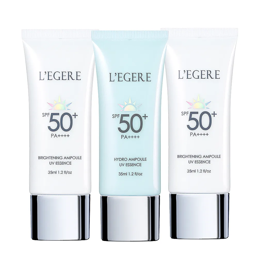 【LEGERE 蘭吉兒】安瓶防曬乳35ml 3入組(任選兩款SPF50+PA++++PDRN)