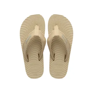 【havaianas 哈瓦仕】拖鞋 男鞋 夾腳拖 寬面 織帶 Surfer Coast 卡其色 4150257-6131M (哈瓦士)