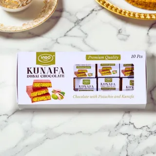 VIGO 杜拜巧克力10顆/盒(開心果巧克力、正宗杜拜進口)