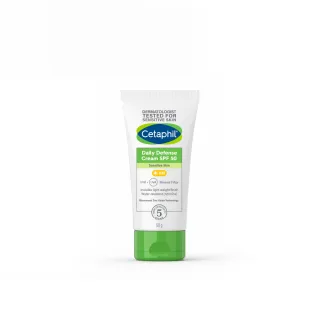 【Cetaphil 舒特膚】官方直營 輕透物理低敏防曬霜PA++++ 50ml(清爽物理防曬/海洋友善)
