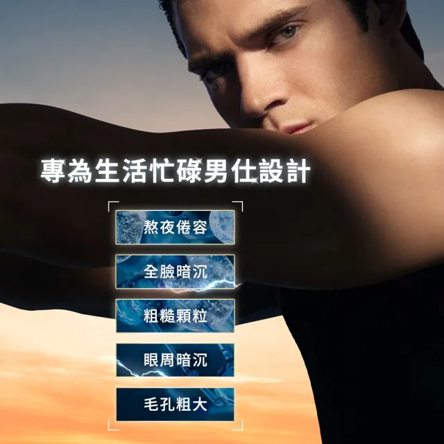 【Biotherm 碧兒泉】官方直營 男仕早C晚A精華組(BIOTHERM男仕保養/維他命C精華+藍藻)