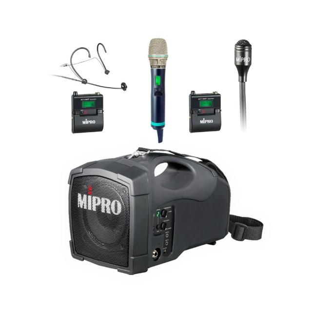 【MIPRO】MA-101G 單頻攜帶型喊話器原廠保固 嘉強公司貨(ACT-580H 配件三擇一)