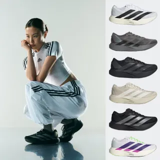 【adidas 愛迪達】運動 休閒 慢跑 女鞋 男鞋 adizero Evo SL (JH6206&KJ1363)