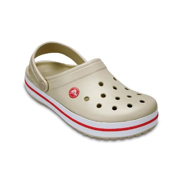 【Crocs】中性鞋 卡駱班克駱格 洞洞鞋 灰米色(11016-1AS)