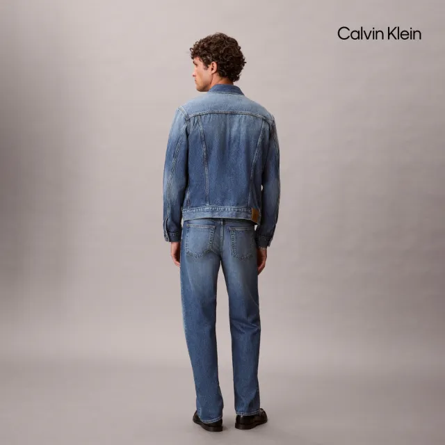 【CALVIN KLEIN】官方旗艦館CK 90年代直筒牛仔褲_藍色