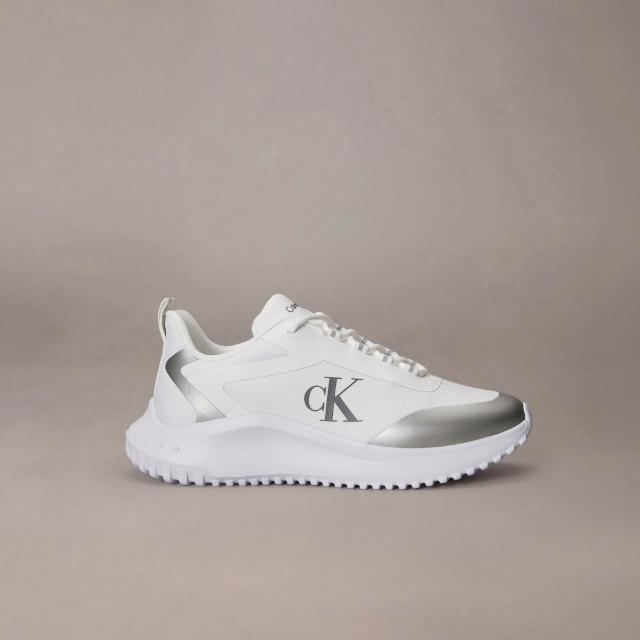 【CALVIN KLEIN】官方旗艦館CK 混合材質低筒跑鞋_裸色