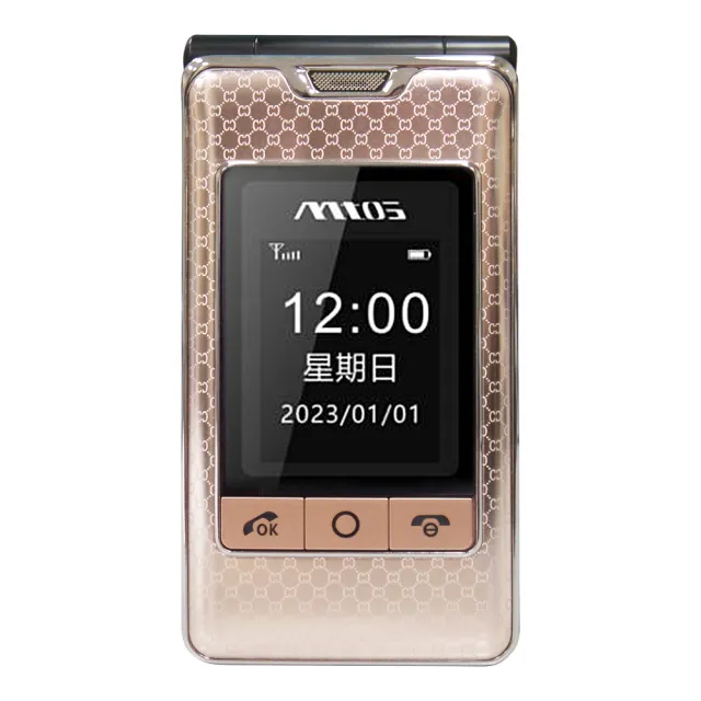 【mtos】C68 pro 2.8吋雙螢幕摺疊4G手機/全配/老人機/長輩機