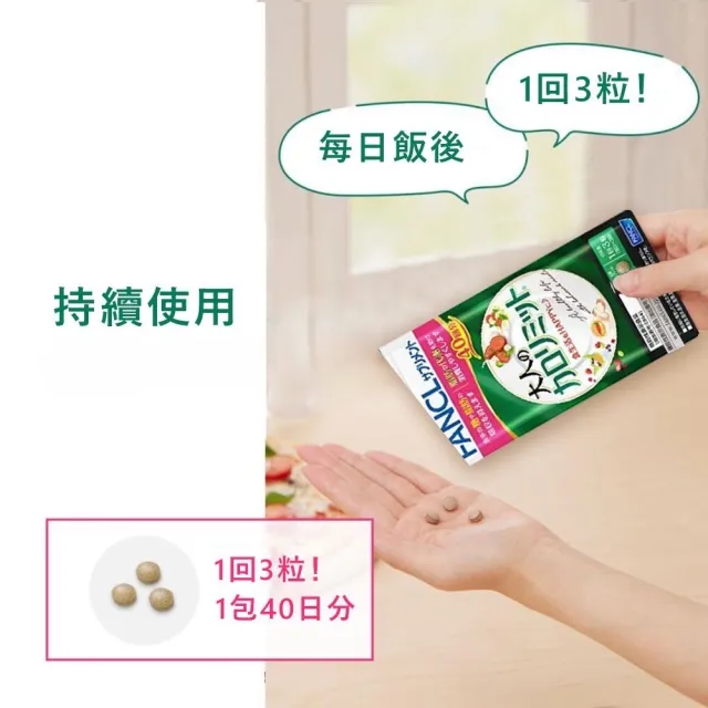 【FANCL 芳珂】加強版熱控錠120粒X3(40日份/包)