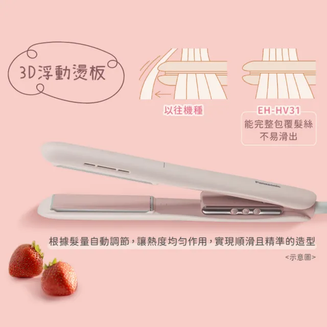 【Panasonic 國際牌】直捲兩用造型器-抹茶歐蕾(EH-HV31-G)