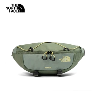 【The North Face】北面男女款綠色DWR防潑水舒適背負腰包｜81END0I
