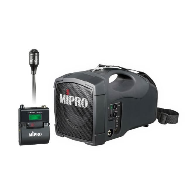 【MIPRO】MA-101G 配1領夾式 麥克風(5.8GHz 單頻無線麥克風攜帶型喊話器)