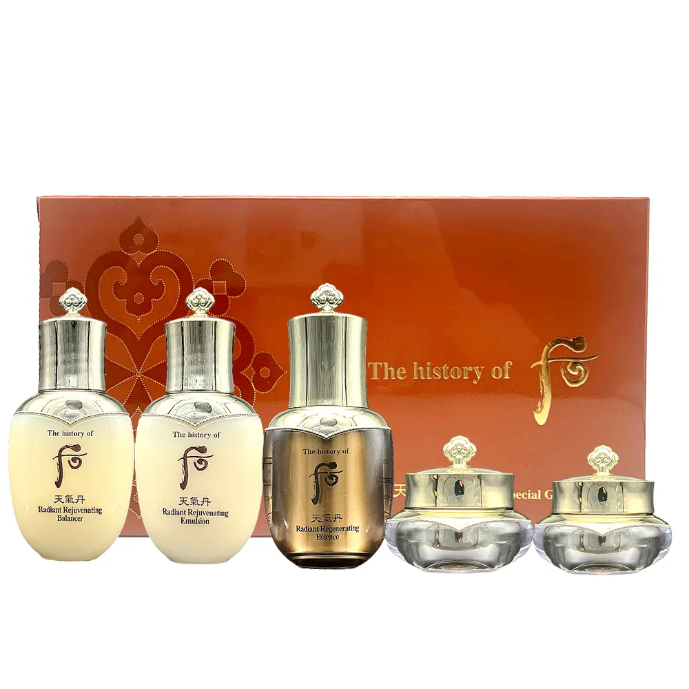 【WHOO 后】天氣丹完美新肌5件組套盒(國際航空版)