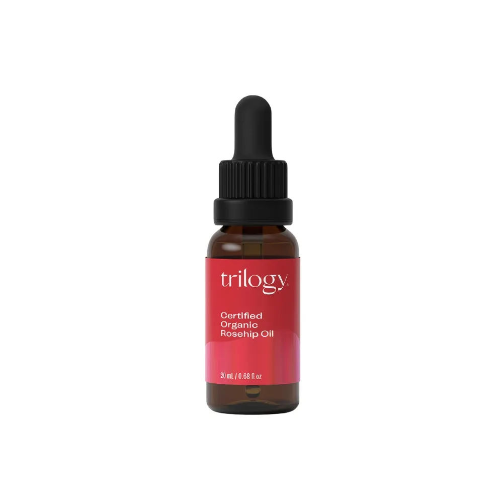 【trilogy】有機全效純玫瑰果油20mL(100%玫瑰果籽油/精華油/適用所有膚況/敏感性肌膚/乾燥肌膚/孕期調理)