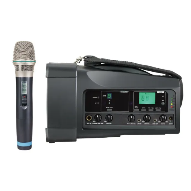 【MIPRO】MA-100 單頻道迷你型無線喊話器UHF (ACT-32H 配件三擇一)