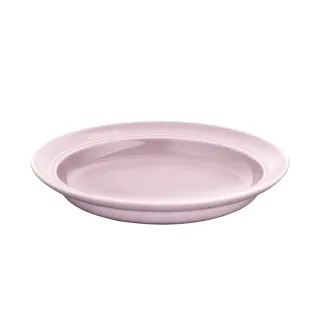 【STAUB】圓形陶瓷盤餐盤湯盤24cm-日暮粉(德國雙人牌集團官方直營)