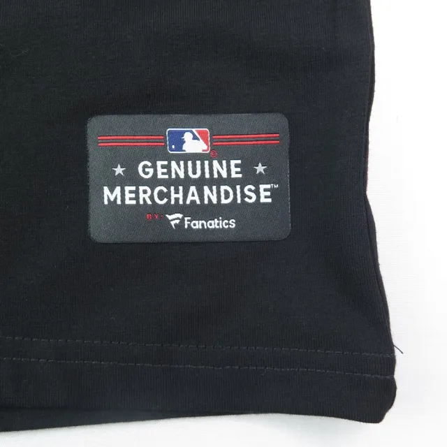 【FANATICS】MLB短袖上衣 紐約洋基隊 刺繡LOGO T恤 (MLBTS500001BK1黑)