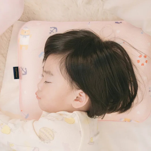 【GIO Pillow】超透氣防螨兒童枕 L號 雙枕套組(兒童枕頭 兒童枕 午睡枕 趴睡枕 韓國)