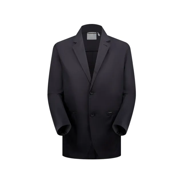 【Mammut 長毛象】Active SO Set-Up Jacket AF 日系彈性防潑水西裝外套 黑色 男款 #1011-02301