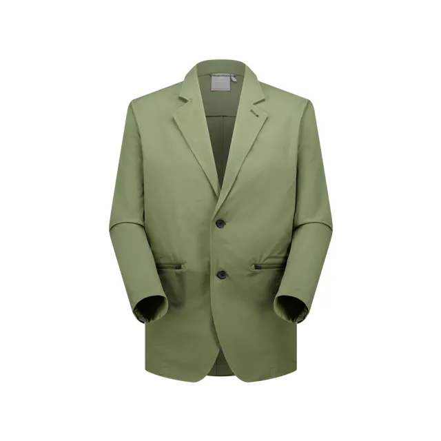 【Mammut 長毛象】Active SO Set-Up Jacket AF 日系彈性防潑水西裝外套 沼澤綠 男款 #1011-02301
