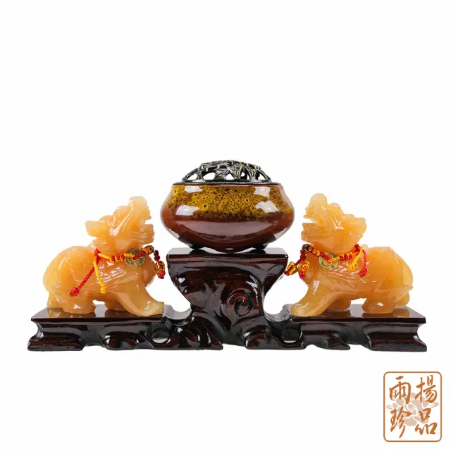 【雨揚】聚財守庫黃玉貔貅供香鎮(事業運/招財/辟邪護身/偏財運/煙供/居家擺件)