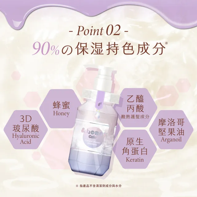【&honey】日本原裝 蜂蜜洗髮精/潤髮乳/髮油(細軟易斷 乾燥粗硬 受損髮質 護髮乳 護髮素 護髮膜)