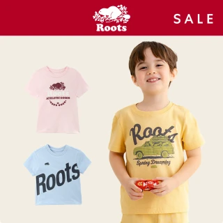 【Roots】童款-精選Roots 經典海狸圖案短袖T恤或洋裝(多款可選)