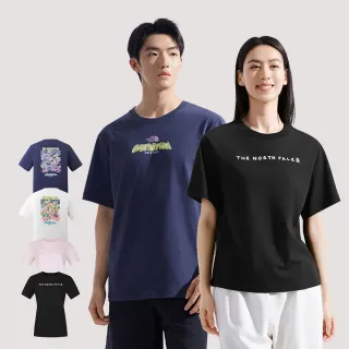 【The North Face】男女款吸濕排汗純棉短袖T恤 (多款任選)